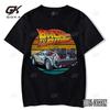 Back To The Future Cotton T Shirt Men Casual Tshirts Women Fashion T-shirt Casual Clothing Tops Tee Cool Car T Shirt Camiseta