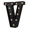 Newly Design Led Letters Lights 26 Alphabet Black Decorative Marquee Lamps for Wedding Party Birthday Home Bar Decoration