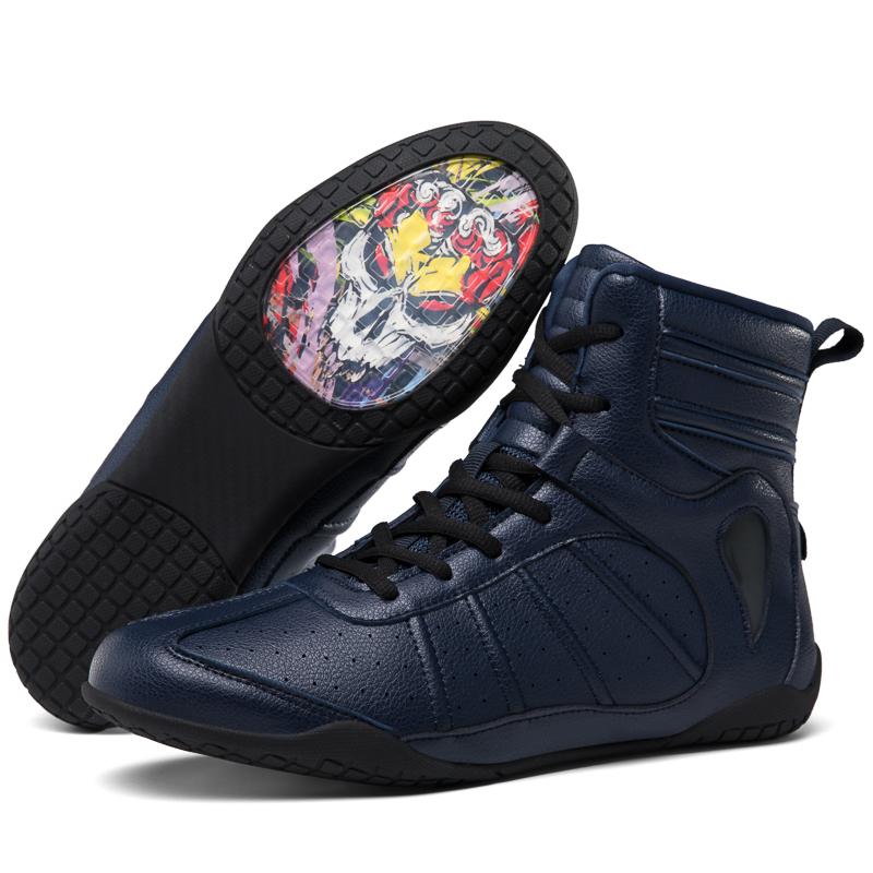 Men Professional Wrestling Shoes Unisex Brand Boxing Boots Training Outdoor Sports Breathable Wrestling Boots Fighting Sneakers