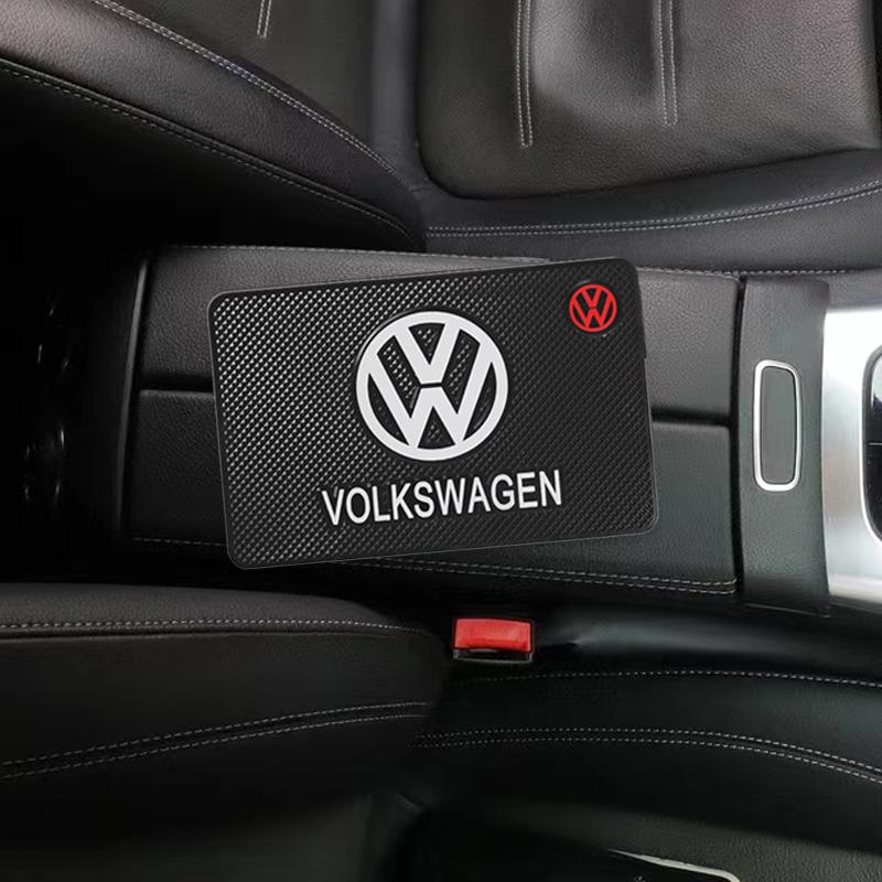Для VW Volkswagen Jetta MK5 Golf Автомобильный противоскользящий коврик Панель приборов Силиконовая липкая подставка для хранения Автомобильный интерьер Для Volkswagen VW RLine