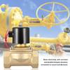 Compact Brass Electric Solenoid Valve, NC 2  AC  1MPa IP65 94oz Weight - Open When Power on, Always Close When Not Energized, for Fluids -5.80 degree