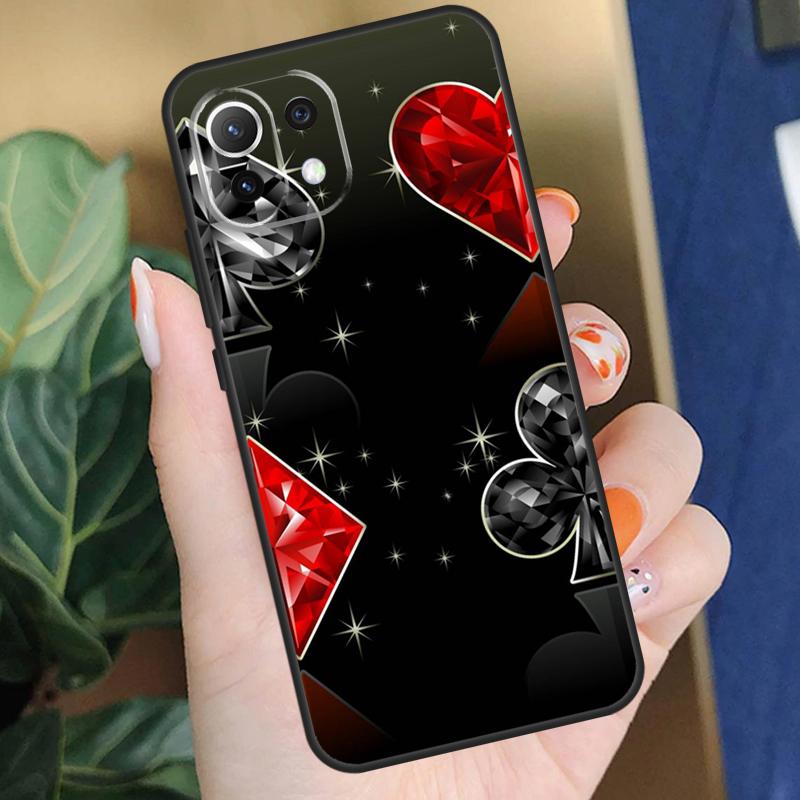 Кейс для телефона с пиковым тузом для POCO F5 X3 X5 Pro F4 X4 F3 C65 M5s Чехол для Xiaomi 13T 14 Pro 11T 12T 12 13 Lite