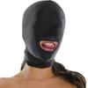 Маска для лица с открытым ртом и повязкой на глаза, дышащая эластичная маска для лица, маска для косплея SM [Tosenk] (черный)