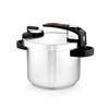 BRA Tekna Pressure Cooker - Easy Opening - 6 L - 18/10 Stainless Steel - All Stovetops Including Induction