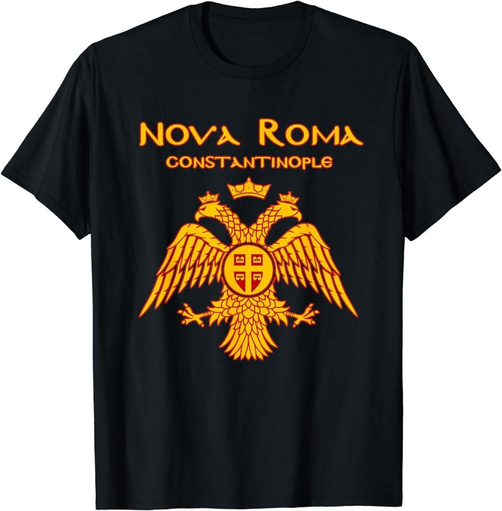 NEW LIMITED The Byzantines Eastern Roman Empire Latin SPQR Nova Roma T-Shirt Tops Tee