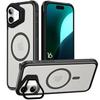 Protective Case - BOOLING - for iPhone 16 - Shockproof - Translucent - Integrated Magnetic Circle