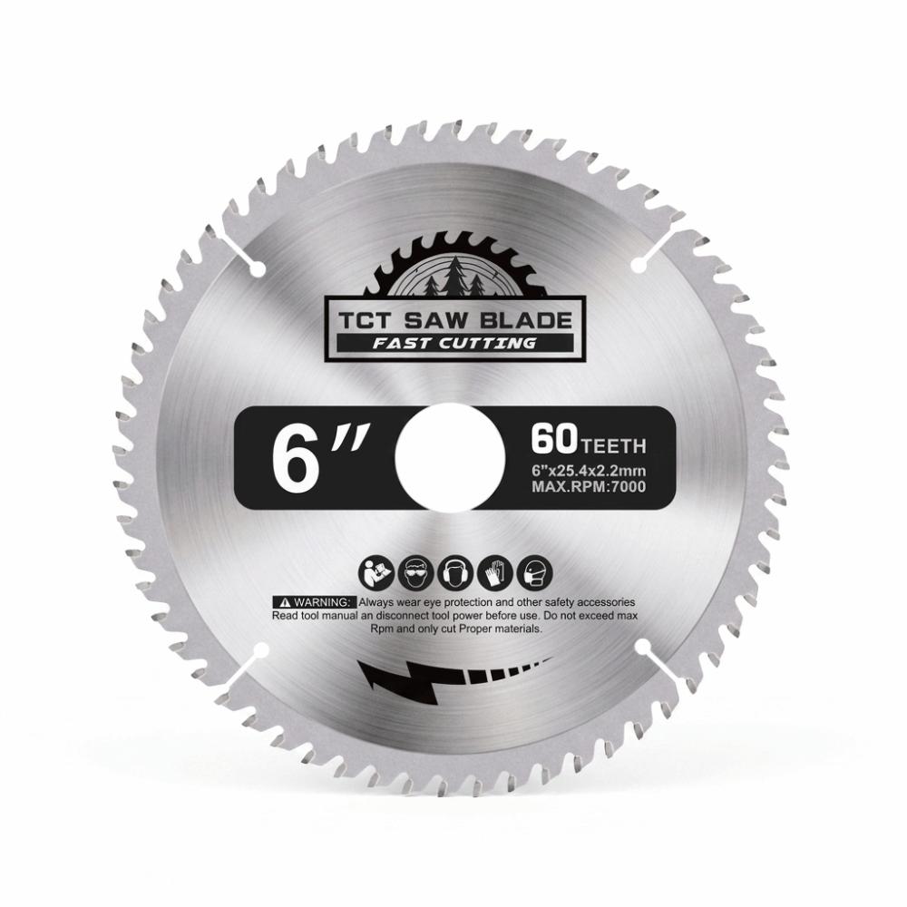60 Teeth / 60-Tooth Cutting Disc 6 Inch (148mm) Wood Saw Blade Circular Saw Blade Wood Cutting