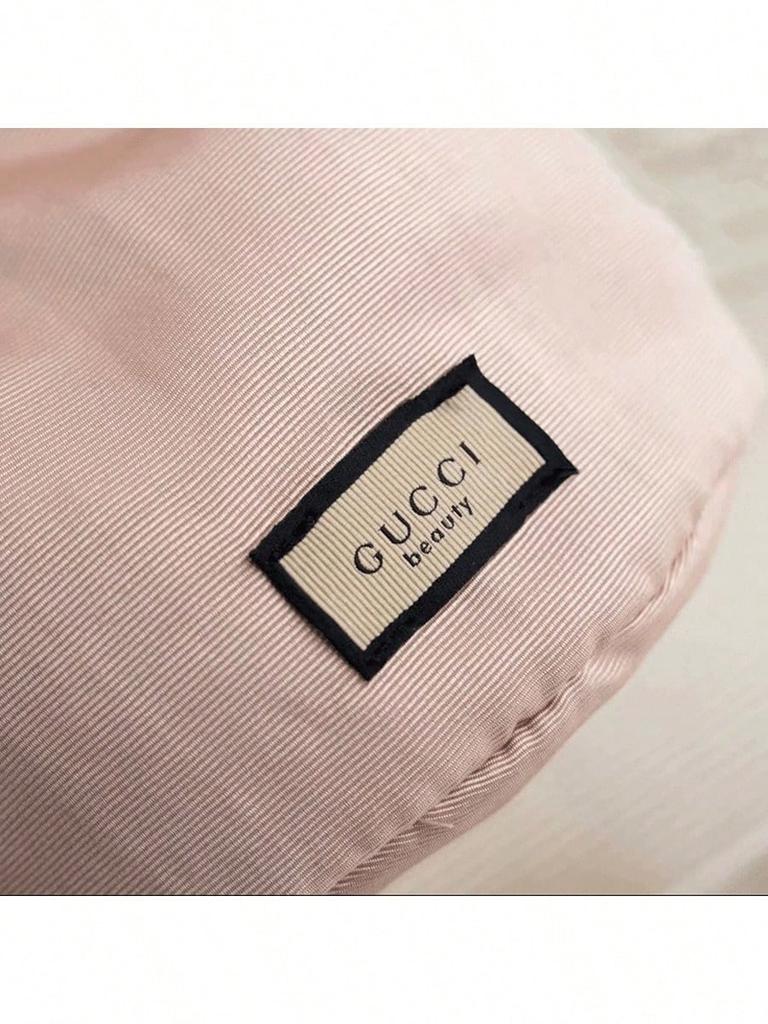Gucci Розовая косметичка на завязках, Портативная сумочка для хранения макияжа, Элегантный подарок