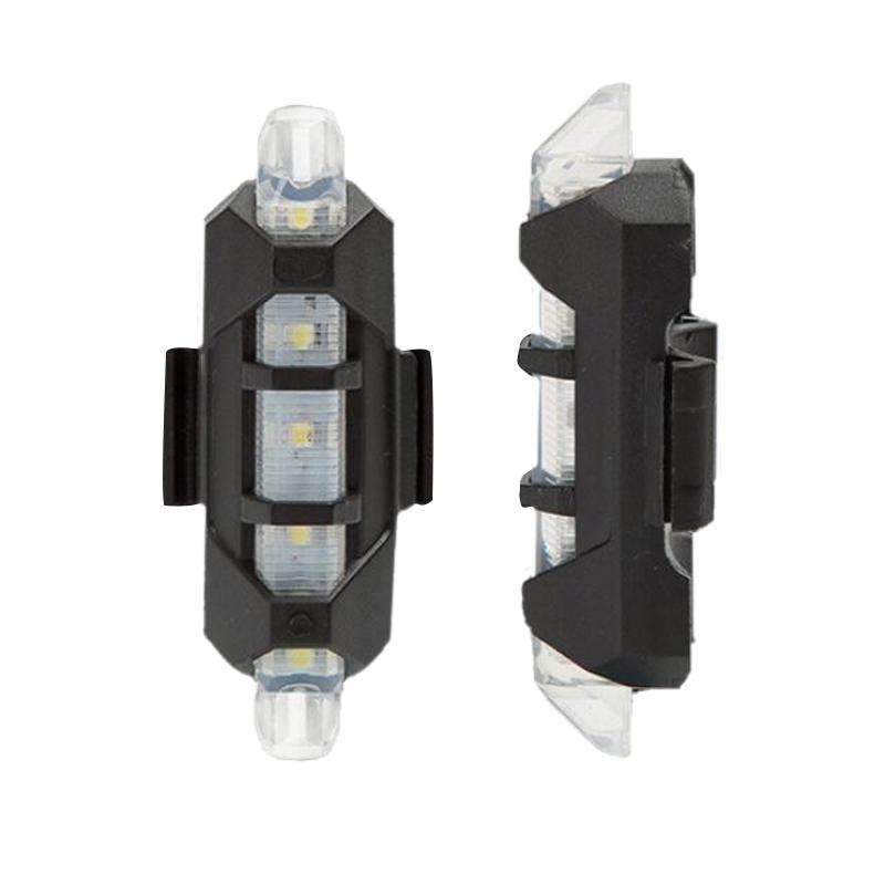 Велосипедный передний задний светодиодный фонарь безопасности велосипедный USB перезаряжаемый задний предупреждающий фонарь