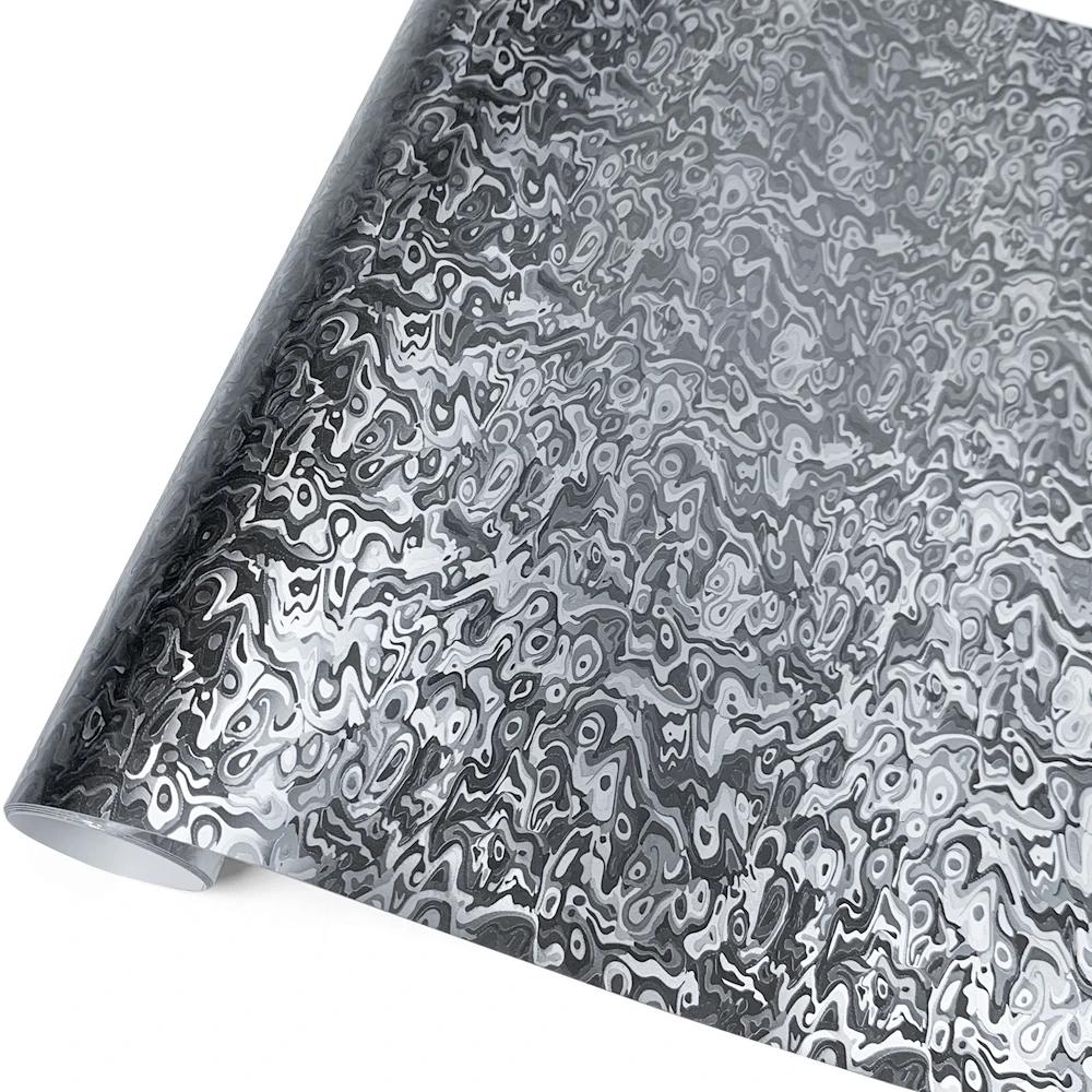 Автомобильная наклейка Глянцевая Матовая Защитные пленки Призрачный Черный Серебристый Лист Дверные ручки шкафа Компьютер Ноутбук Мебель Наклейки для DIY
