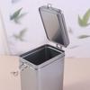 Silver Coffee Storage Canister Moisture Proof Tinplate Box Jar Food Storage Case  Office