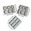 DIY Silicone Soap Mold Candles Aroma Wax Tablets Mould Handmade Flowers Aroma Wax Tablets Silicone Mold for Soap Making