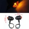 Мотоциклетные универсальные указатели поворота, мини-мигалка, янтарный индикатор, сигнальная лампа 12 В, ретро-мигалка для мотоцикла, аксессуары для гонщиков Cafe Racer