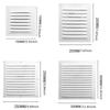Heating Cooling Vents Plate Air Vent Grille Aluminum Alloy Insect Screen Cover Ventilation Cover