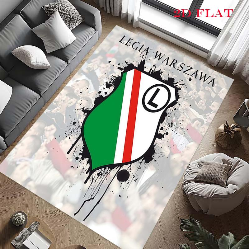 Постер Legia Warsaw Ковер для гостиной, спальни, дома, украшение для дивана, Нескользящий коврик для детских игр