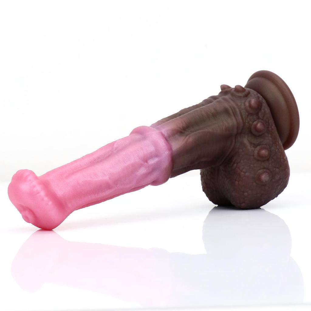 Жидкий силиконовый фаллоимитатор для животных, конский пенис с присоской, вагина, стимулирующая женский мастурбатор, анальные секс-игрушки для мужчин, член