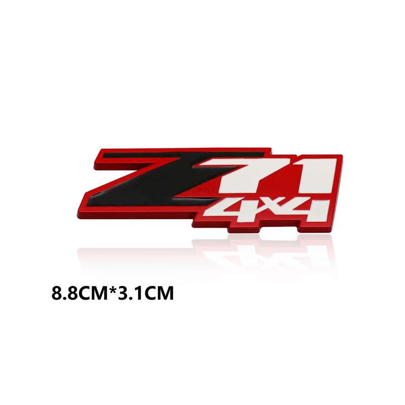 3D металлический значок Z71 4 * 4 на переднюю решетку радиатора автомобиля для траверса автомобиля TAHOE COLORADO, наклейка с логотипом на багажник автомобиля