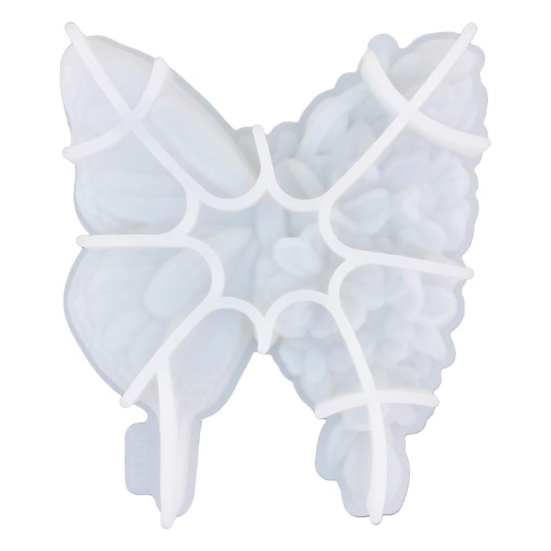 Butterfly Silicone Molds 3D Animal Resin Mold Large Butterfly Statue Making Epoxy Casting Mould for Wall Hanging Door