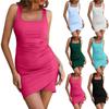 New Fashion Women's Sleeveless Vest Short Skirt Dress