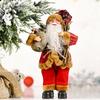 Christmas Santa Claus Decoration Desktop Santa Claus Figure Lifelike Santa Doll Home Ornament For