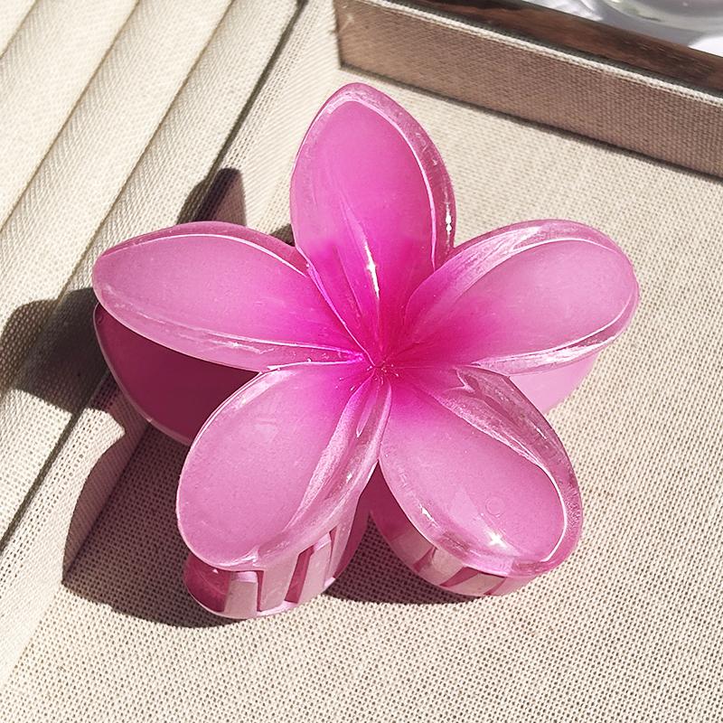 Новые гавайские градиентные цветочные заколки для волос женские модные большие заколки для волос шпильки для девочек заколки аксессуары для волос в стиле бохо