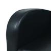 2 Seater Faux Leather Sofa in Black