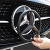 1 шт. ABS Наклейка-эмблема на решетку радиатора автомобиля для Mercedes Benz W204 W205 W210 W211 W212 W213 C E Class GLA GLK ML GLC GLE