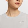 Nike Йога Dri-Fit Круглый вырез Быстросохнущий Модный Топ без рукавов Женские топы Cangye-Серый IB7913-078