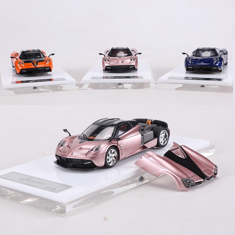 HKM 1:64 Huayra Металлическая модель автомобиля Литой сплав Может открываться дверь и капот