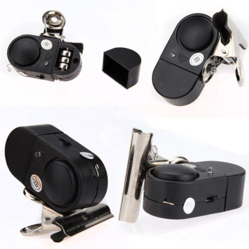 Электронная ночная звуковая сигнализация поклевки рыбы, светодиодный световой сигнал, колокольчик, зажим на удочке