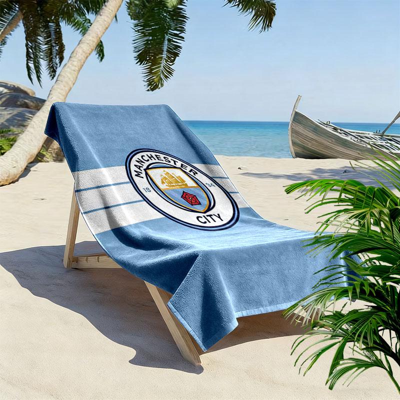 Rodri MCFC General Print Beach Towel, Large Soft Quick Dry Towel for Beach Camping Swimming