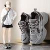 Shoes Women's Autumn New Mesh Breathable Retro Versatile Thick-soled Heightening Casual Sports Shoes