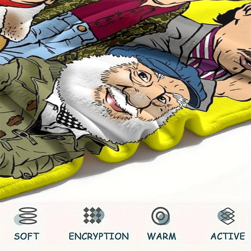 1PC Custom Name Only Fools and Horses Patterned Flannel Blanket Suitable For All Seasons for Home Decor Warmth and Comfort Gifts Holiday Present