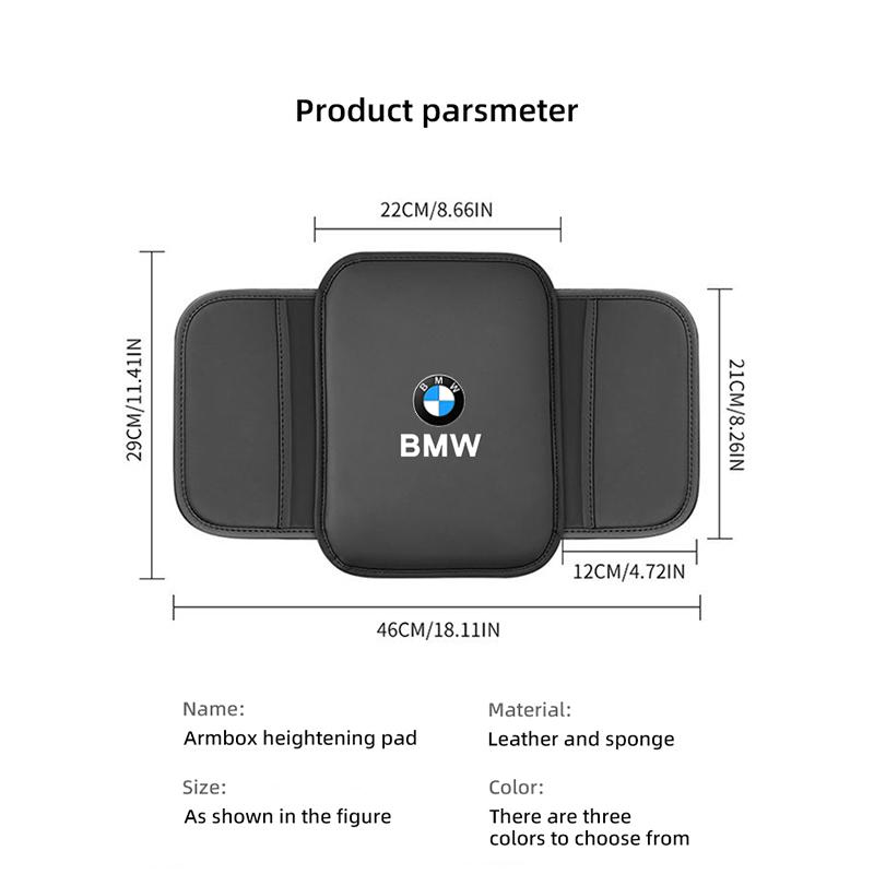 Car Center Console Protector Cover Armrest Box Cushion For BMW X5 X7 E62 E93 GT i3 i4 G07 G06 G02 F48 F39 G26 F01 F02 M3 M4 M5 MA6