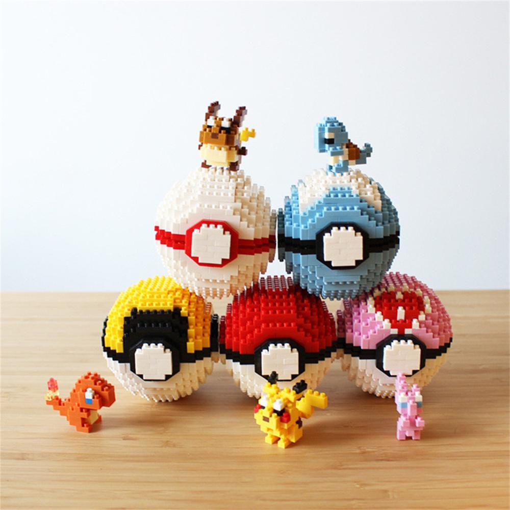 No Box Anime Model Micro Building Blocks Bricks Diy Mini Small Kit Bricks Classic Movie Model Toys