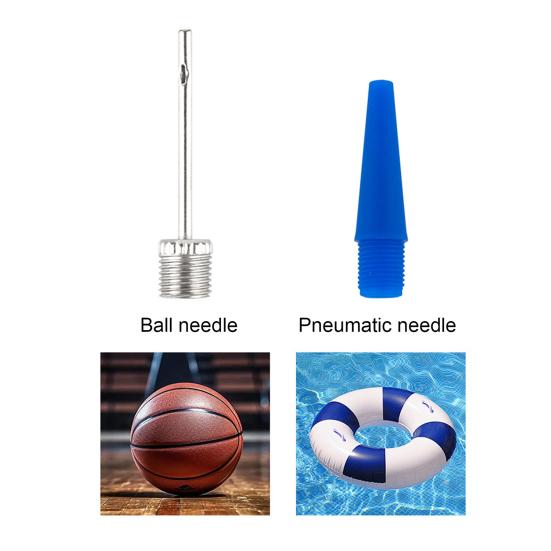 Mini Bike Pump with Needle Mount 160PSI High Pressure Heavy Duty MTB Road Mountain Bicycle Tire Inflator Portable Air Pump