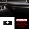 Для Chevrolet Camaro 17-19 1 шт. настоящее углеродное волокно перчаточный ящик ручка панель отделка салона автомобиля аксессуары салон автомобиля