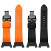 Для Casio 6-го поколения Черно-синий Frogman 3445 GWF-D1000B Модифицированный ремешок из фторкаучука Аксессуары Мужская противоскользящая цепь
