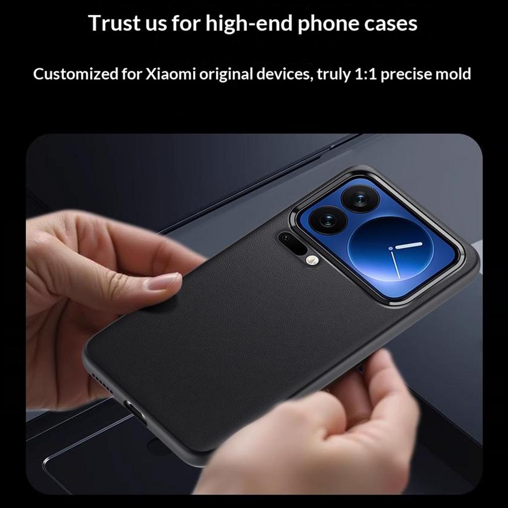 For Xiaomi 17 Pro Max Case Slim TPU+PC+PU Leather Phone Back Cover (2nd Gen)