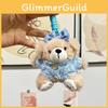 Bear Plush Lovely Keychain Character Doll In Soft Fabric Ideal For Gifting And Collectibles