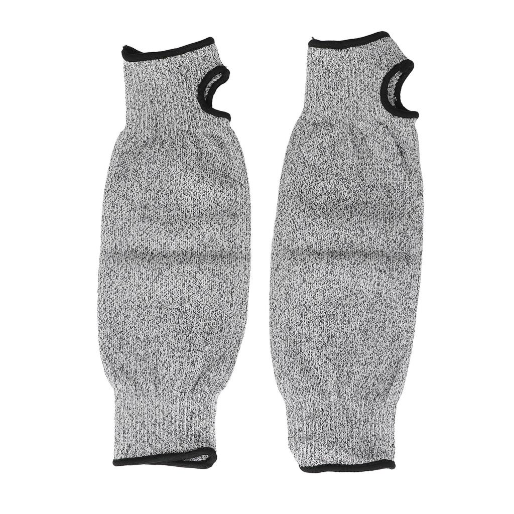 Cut Resistant Arm Sleeves HPPE Protective Safety Arm Guard for Gardening Wood Carving 36cm