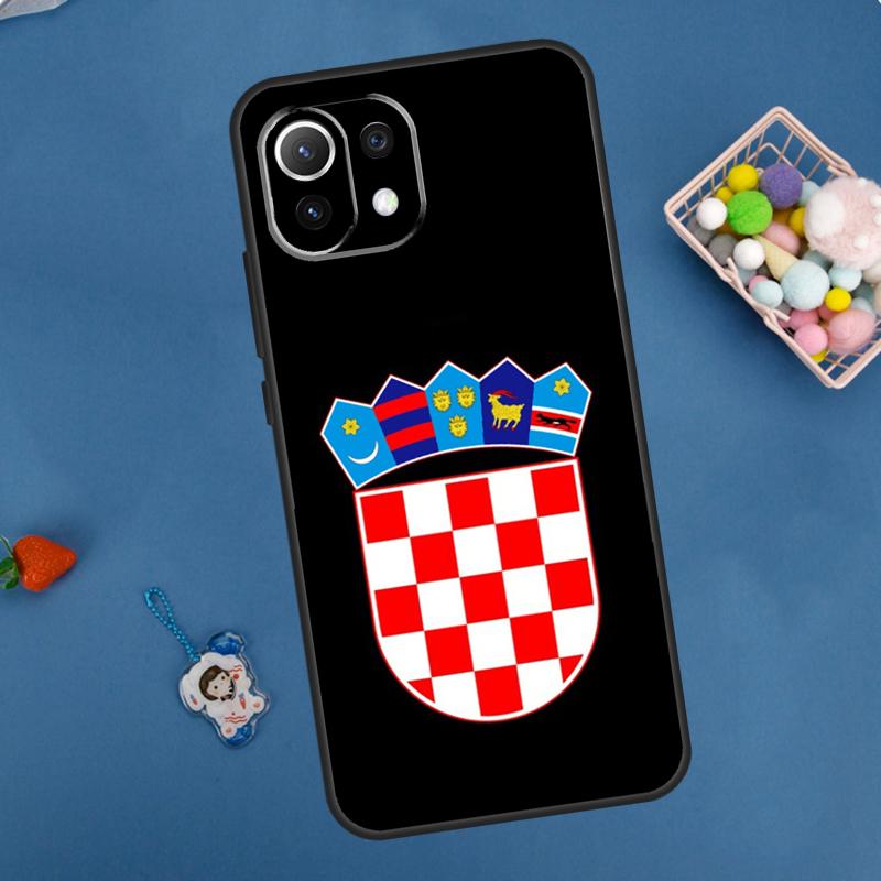 Croatia Flag Coat of Arms Case For Xiaomi 14 13 15 Ultra 11T 12T 13T 14T Pro POCO X7 Pro X3 X5 F5 F6 M6 X6 Pro Cover