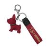 Exquisite Cute French Bulldog Puppy Keychain - Unisex Accessory for Bags