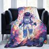 Cool fighter jet digital-printed polyester Bedroom velvet flannel soft sofa cover blanket Fleece soft cover blankets for beds