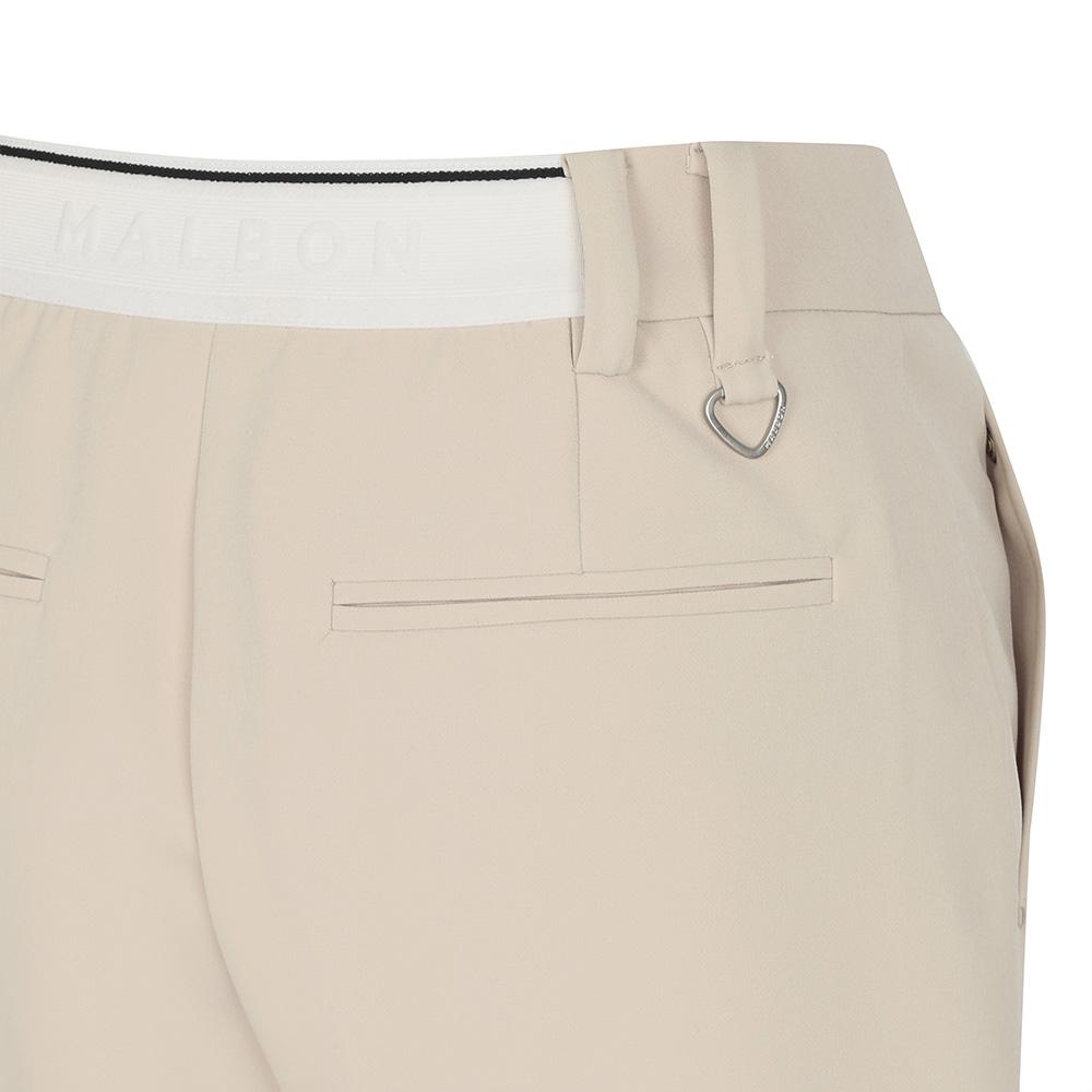 MALBON GOLF Classic Straight Half Pants Beige (Woman)