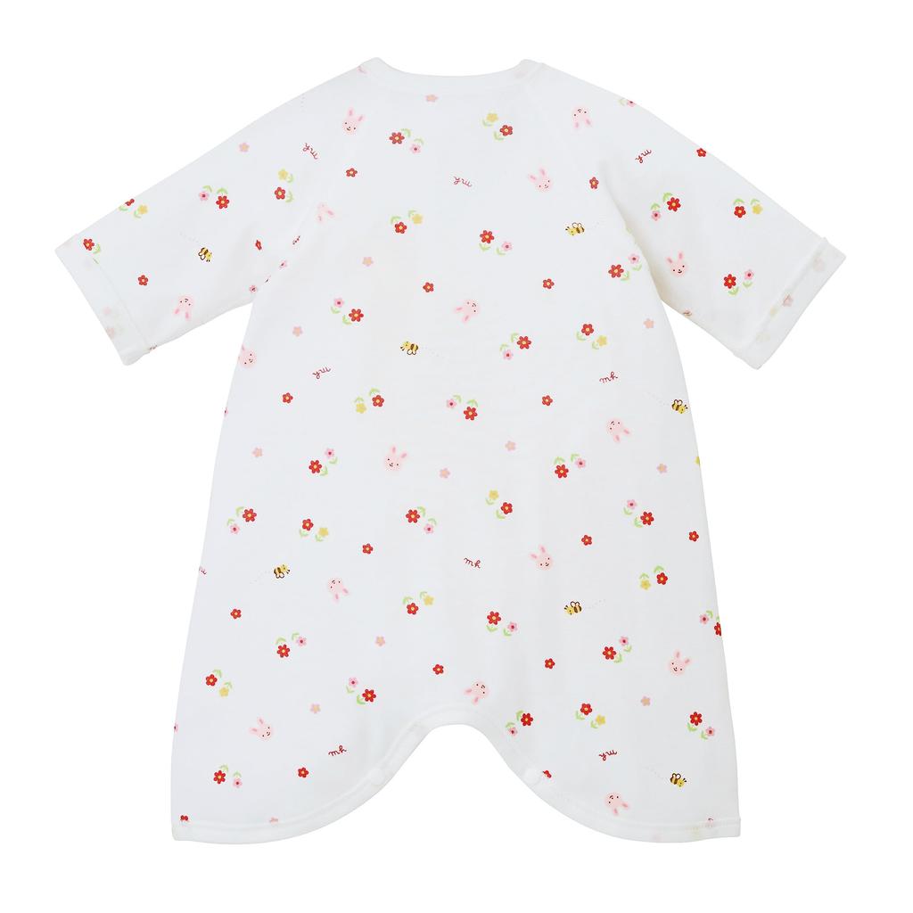 MIKI HOUSE Комбинезон Сделано для мальчиков и Размер Майка, 100% хлопок, Япония, Для девочек, Новорожденный, 60 см, Розовый, 40-2320-386