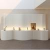 18-Panel LED-Lit Folding Screen Divider for Offices, Tea Rooms, and Salons