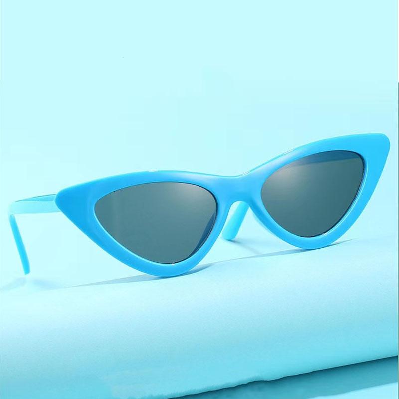 Винтажные солнцезащитные очки «кошачий глаз» треугольной формы, женские, брендовый дизайнерский модный аксессуар, женские солнцезащитные очки для улицы в стиле хип-хоп, защита от УФ-лучей UV400