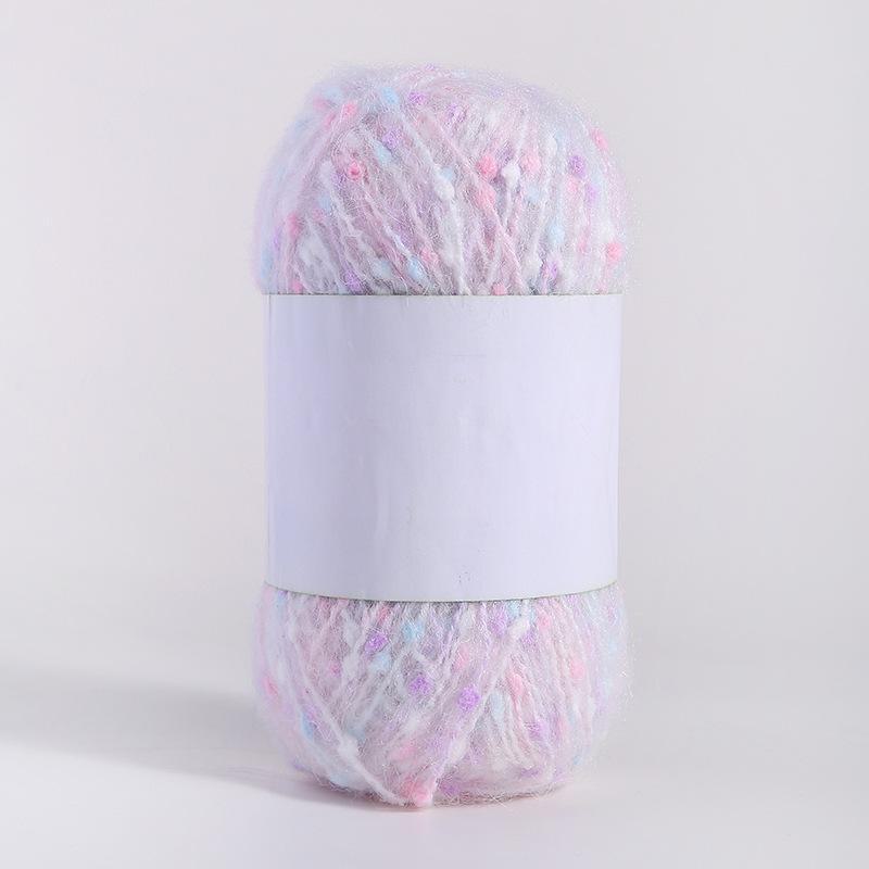 Цветная мохеровая флисовая пряжа ручной работы для шарфов, шапок, сумок, одежды и кукол