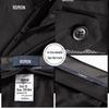 Romon Men's High-Waist Business Straight-Leg Trousers